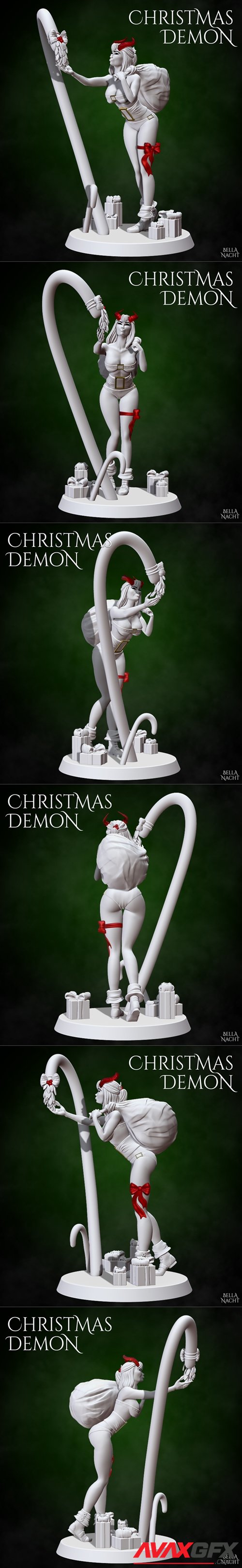 Christmas Demon – 3D Printable STL