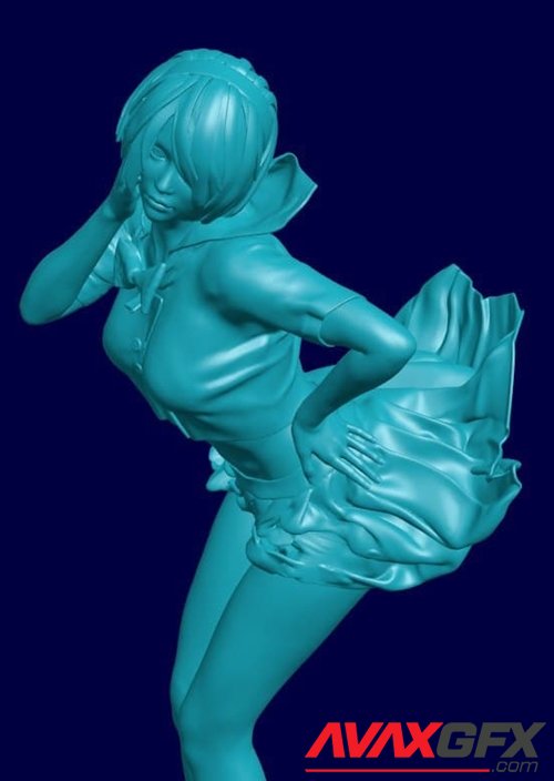 Sexy girl student – 3D Printable STL