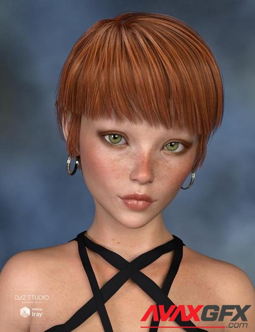 Carella Hair for Genesis 3 and 8 Female(s)