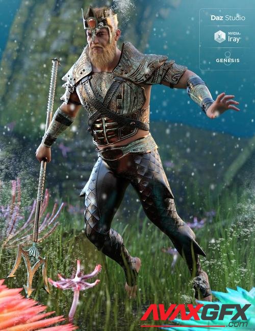 Poseidon Outfit for Genesis 8 Male(s)