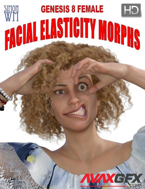 Genesis 8 Female Facial Elasticity Morphs