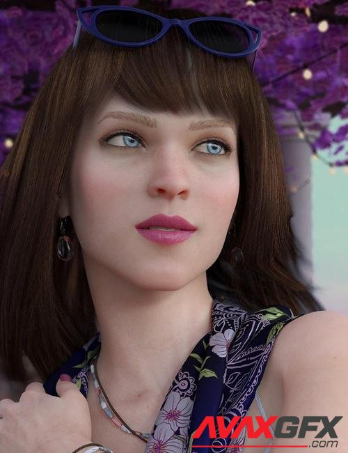 LY Mira Gray HD for Genesis 8 Female