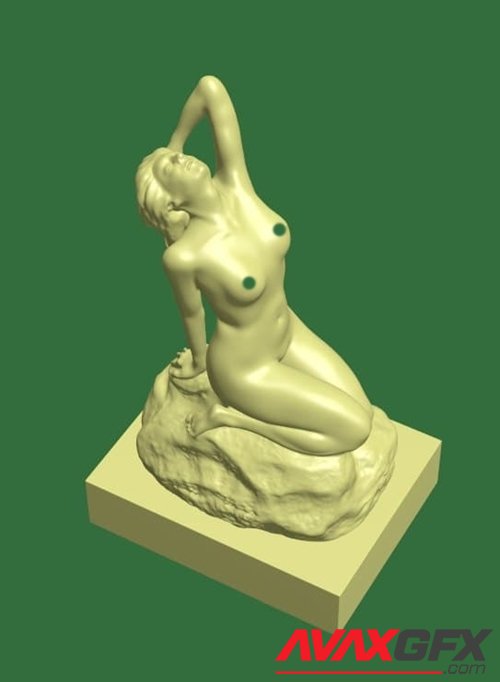 Wom on rock – 3D Printable STL