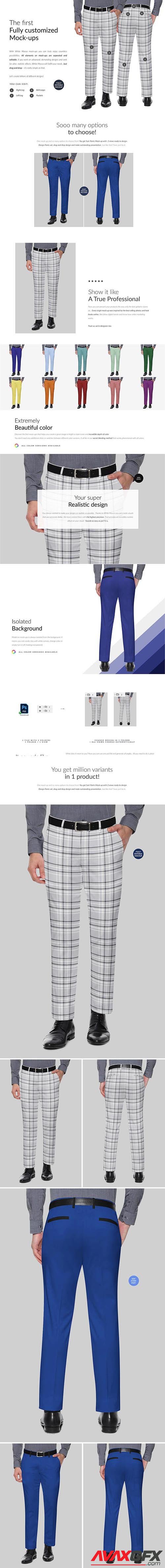 CreativeMarket - Suit Pants 2xMock-ups 6523873