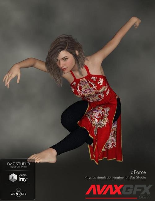 dForce Monica Outfit for Genesis 8 Female(s)