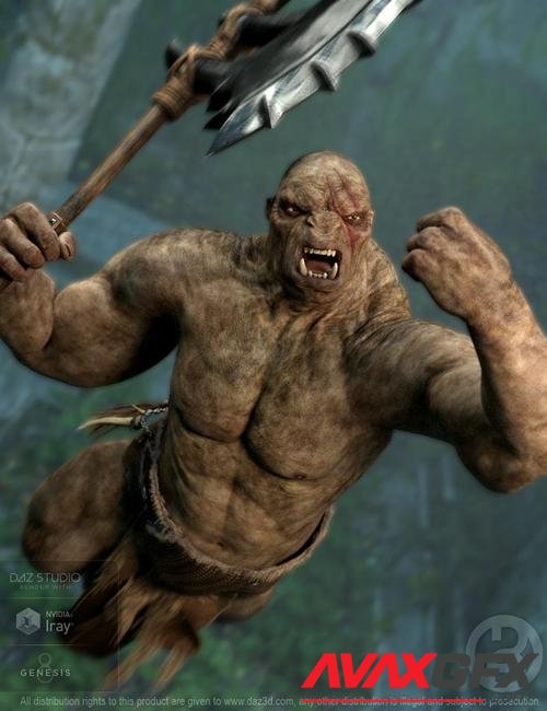 Troll Beast for Genesis 8 Male(s)