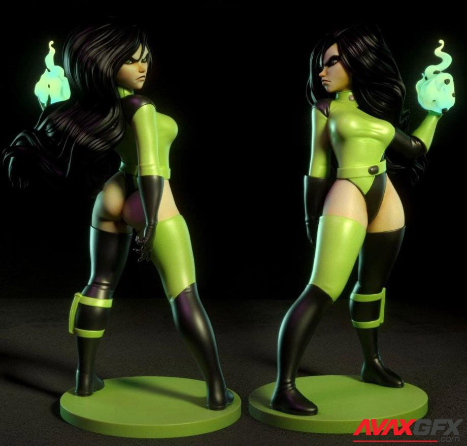 Shego Kim Possible 3D Printable STL