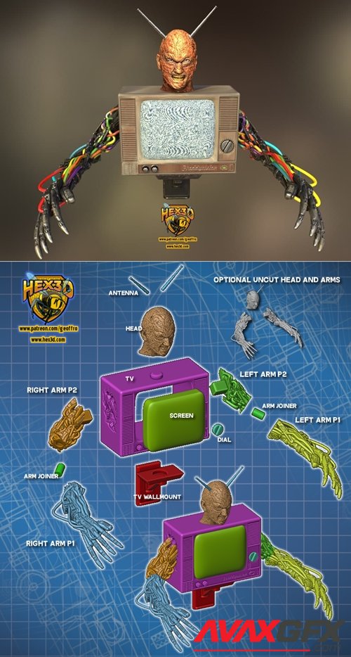 Freddy Vision – 3D Printable STL