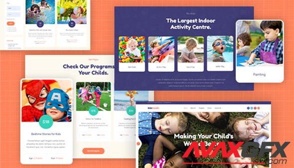 JoomlArt - JA Kids Corner v2.0.0 - Creative Joomla Template for Kindergarten