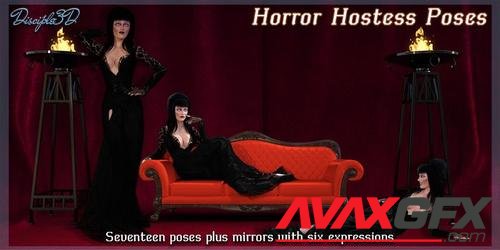 Horror Hostess Poses