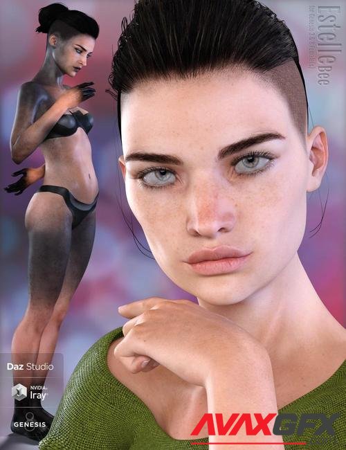 Estelle Bee for Genesis 3 and 8 Female
