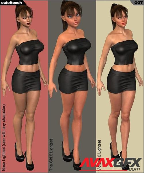 OOT Production Lights for DAZ Studio 4.6 (+Tutorial)