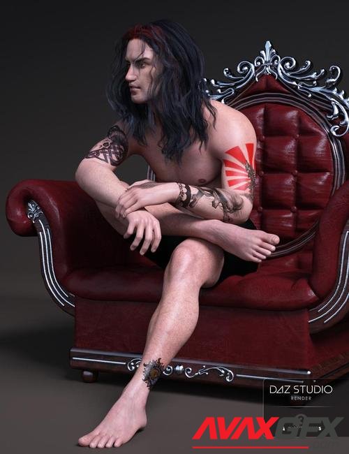 LIE Tattoo Presets for Genesis 3 Male