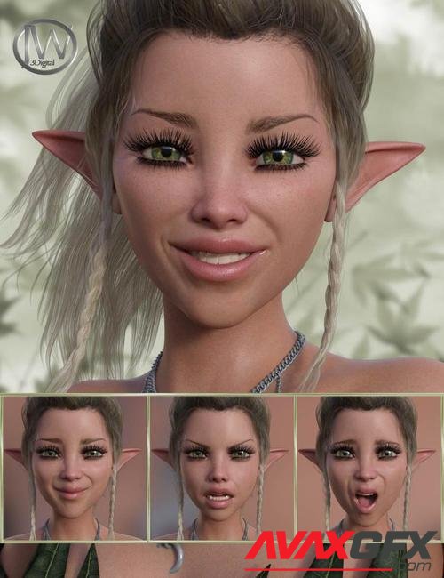 A Nice Fairy - Expressions for Genesis 8 Female and Mika 8