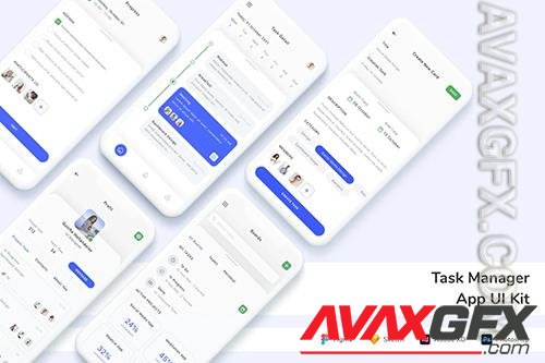 Task Manager App UI Kit VA5U6DE