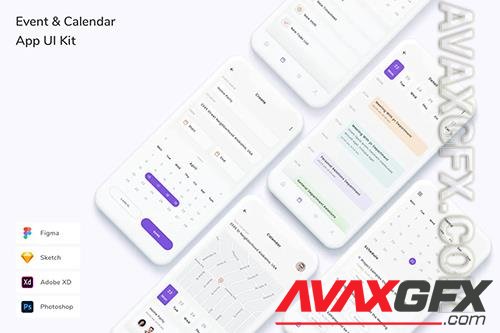 Event & Calendar App UI Kit E5ALP2K