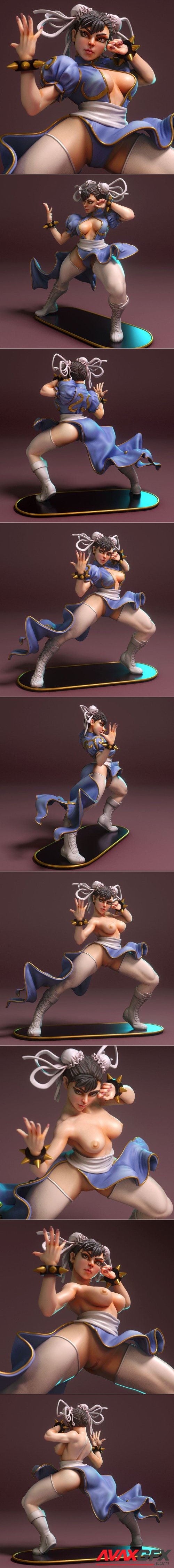 Chun-li Street Fighter – 3D Printable STL