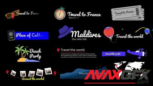 MotionArray – Travel Lower Thirds 1006744