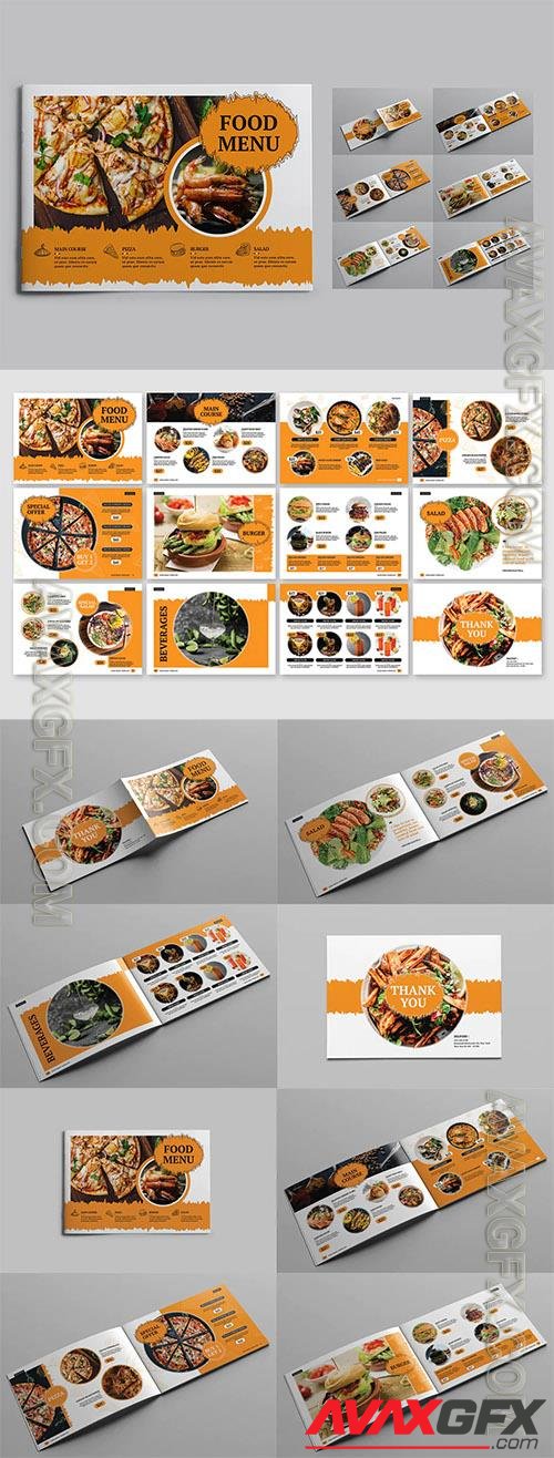 Food Menu Landscape B2U36ET