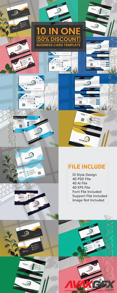 Creative Business Card Design Bundle Vol8 Corporate Identity