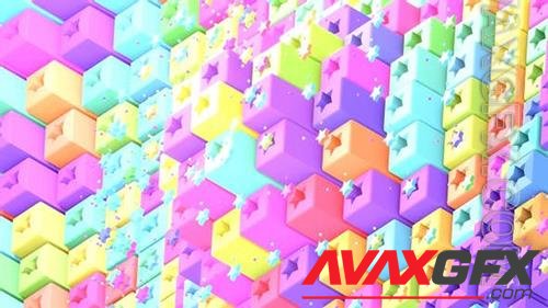 Pixel Cubes And Stars 33260509 (VideoHive)