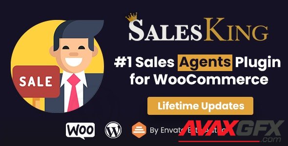 CodeCanyon - SalesKing v1.1.3 - Ultimate Sales Team, Agents & Reps Plugin for WooCommerce - 33154631