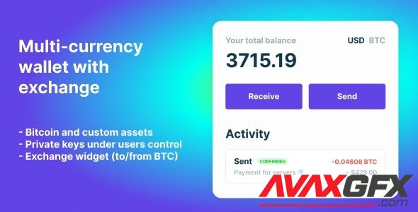CodeCanyon - Bitcoin, Ethereum, ERC20 crypto wallets with exchange v1.1.657 - 23532064