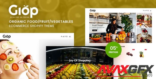 ThemeForest - Giop v1.0.0 - Organic Food/Fruit/Vegetables eCommerce Shopify Theme - 31990612