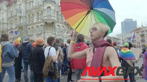 MotionArray – Kiev LGBTQ Equality March 1034559