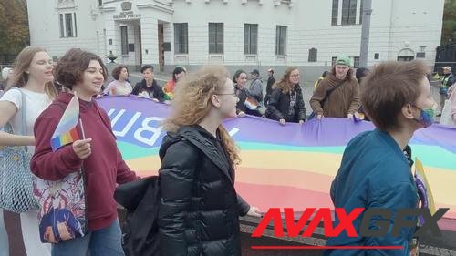 MotionArray – Pride March In Kiev, Ukraine 1034566