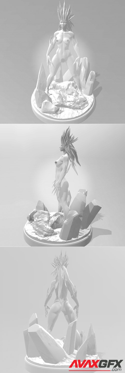 Snow Queen – 3D Printable STL