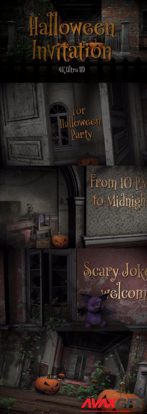 MotionArray – Halloween Party Invitation 1041531