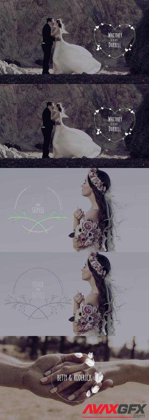 MotionArray – Beautiful Wedding Titles 1006861