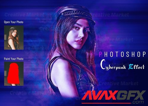 Photoshop Cyberpunk Effect - 6573165