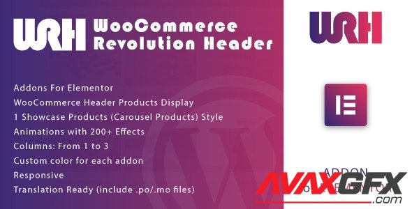 CodeCanyon - WooCommerce Revolution Header for Elementor WordPress Plugin v1.0 - 34220049