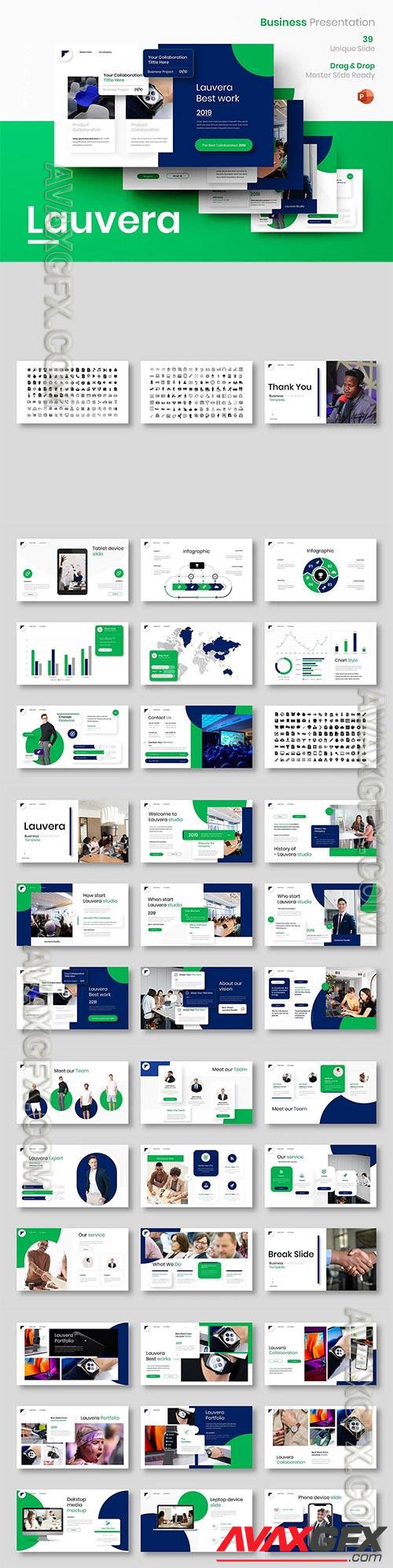 Lauvera – Business Powerpoint, Keynote and Google Slides Template