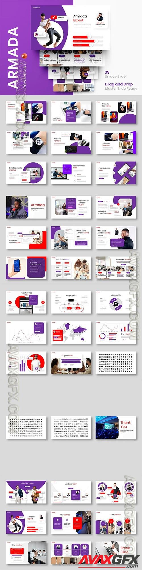 Armada - Business Powerpoint, Keynote and Google Slides Template