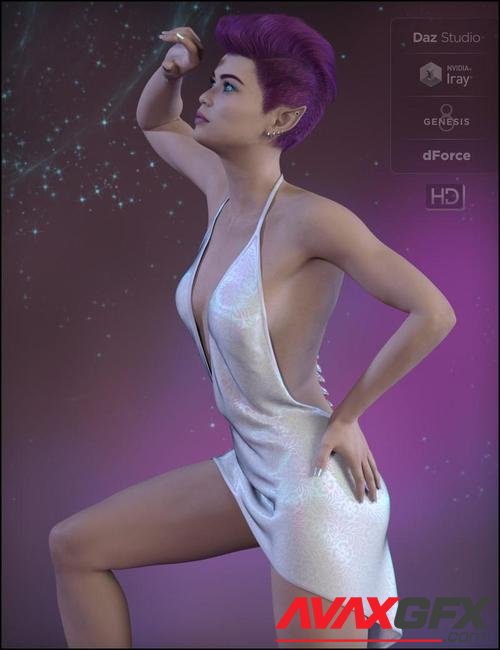 dForce Sexy Little Outfit for Genesis 8 Female(s)