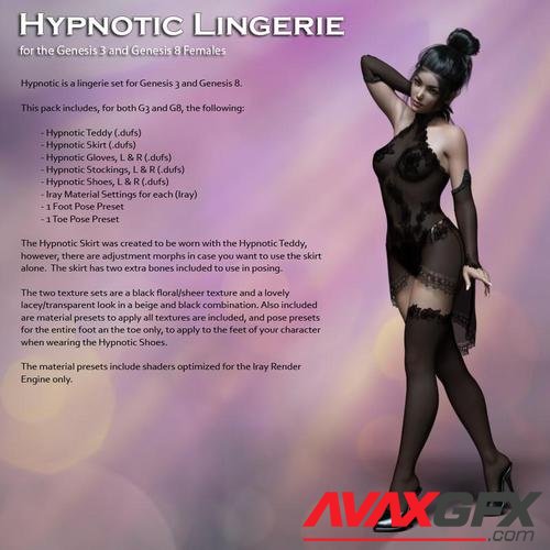 Hypnotic Lingerie for G3F/G8F