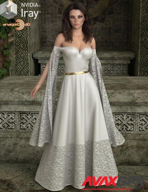 VERSUS - dForce July Gown for Genesis 8 Females