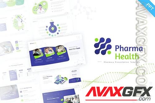Pharma Health Medical PowerPoint Template VRS7M59