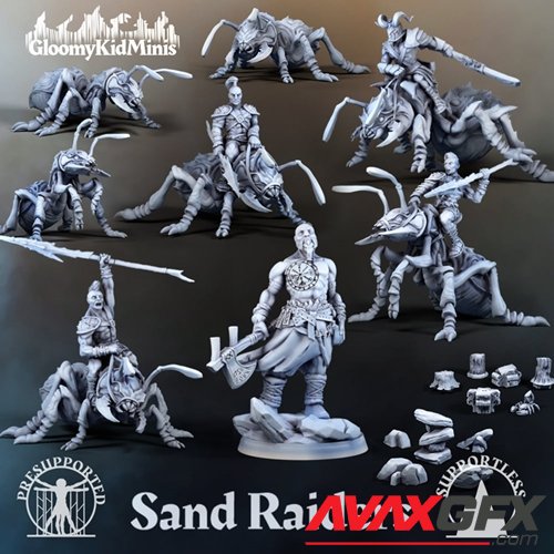 Sand Raiders – 3D Printable STL
