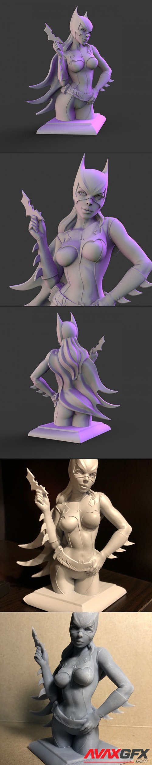 Bat Girl – 3D Printable STL