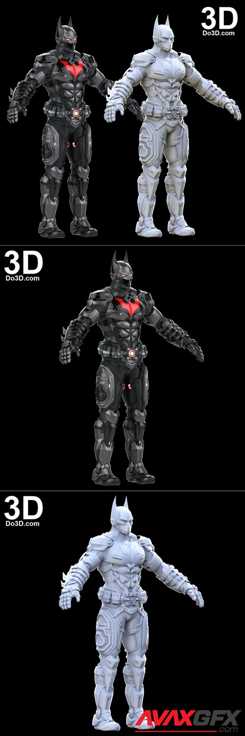 Batsuit Armor from Batman Beyond – 3D Printable STL