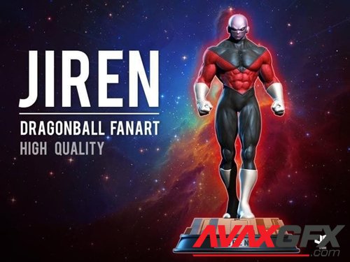 Jiren from Dragonball – 3D Printable STL