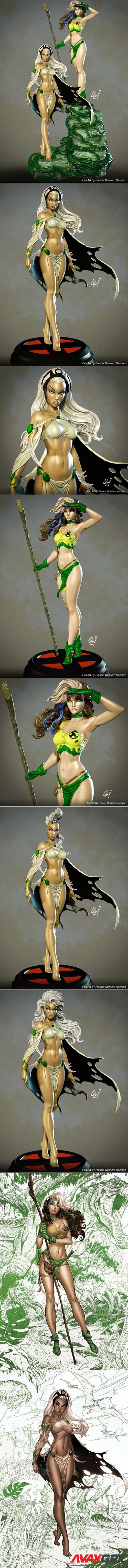 Storm & Rogue Savage – 3D Printable STL