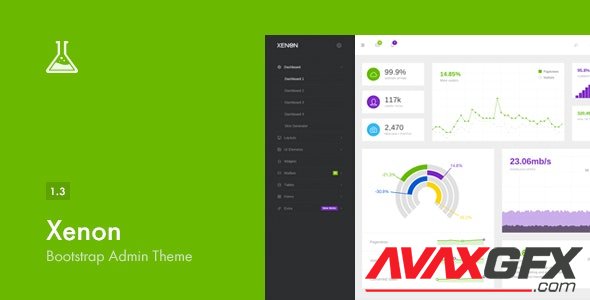 ThemeForest - Xenon v1.3 - Bootstrap Admin Theme with AngularJS - 9059661