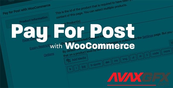 Pramadillo - Pay For Post with WooCommerce Premium v3.0.6 - NULLED
