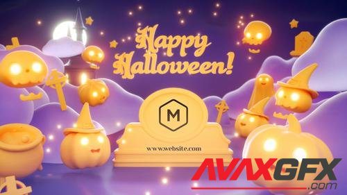 MotionArray – Halloween Countdown Logo Reveal 1044806