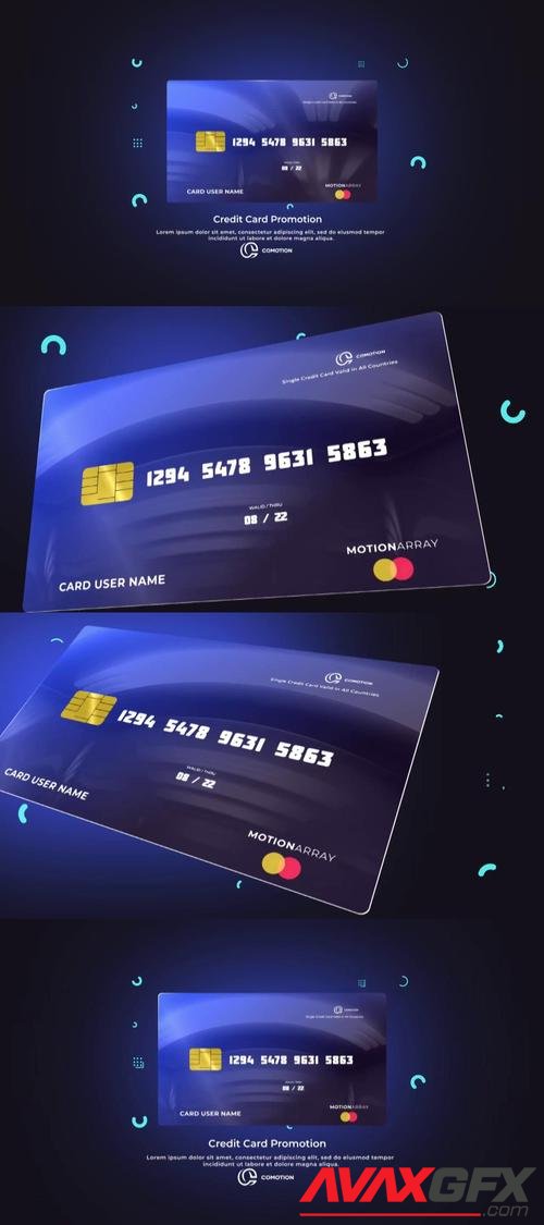 MotionArray – Credit Card Promo 1004235